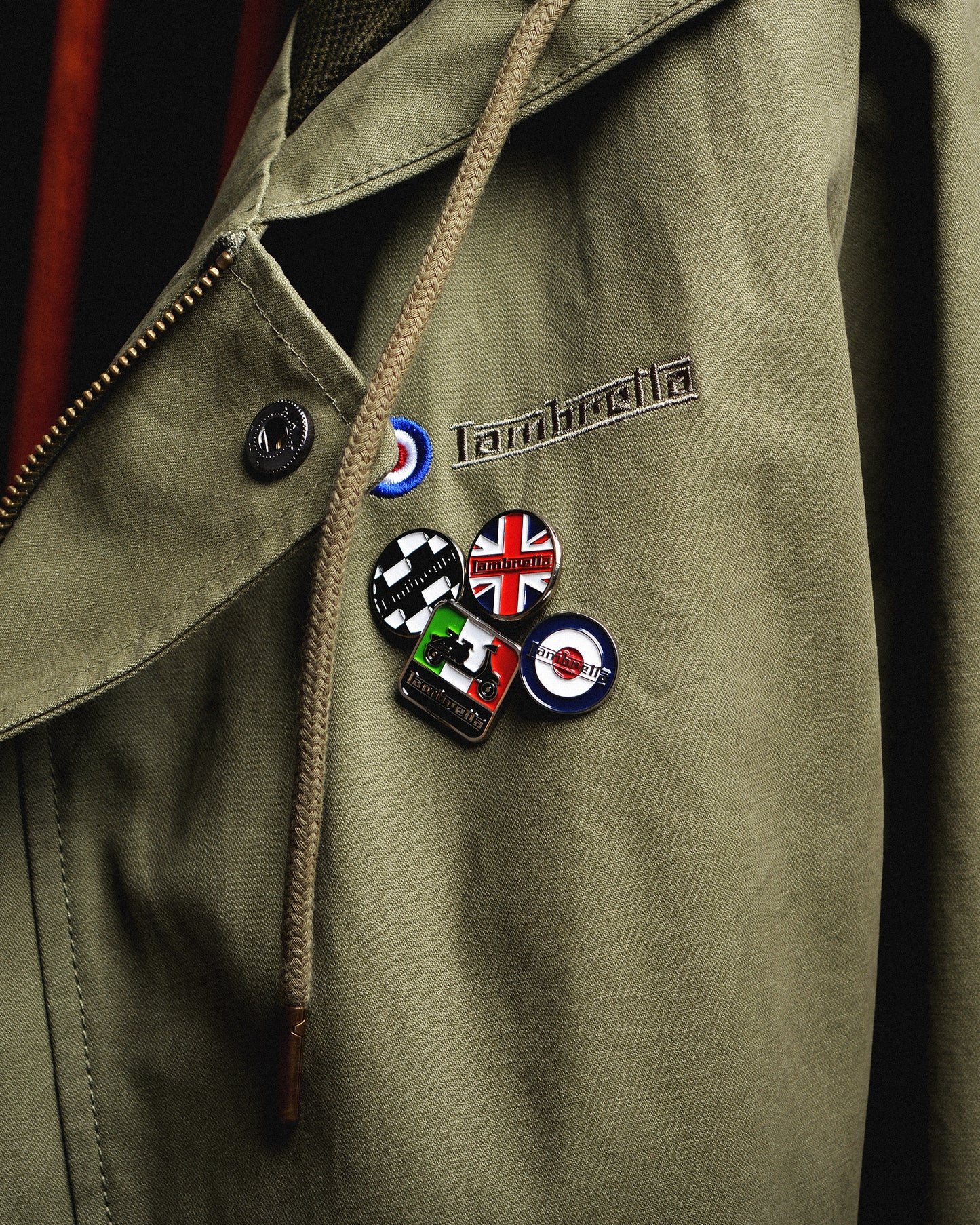 Italian Scooter Pin Badge