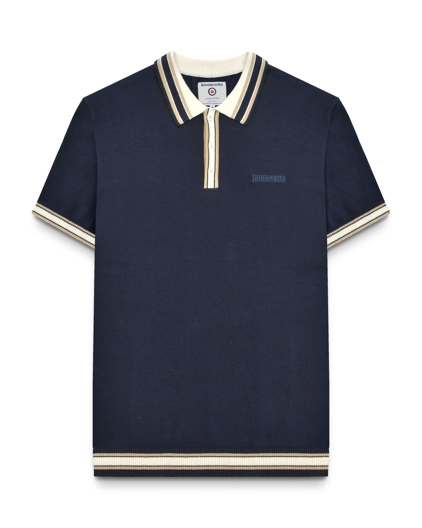 Baggio Tipped SS Knit Polo