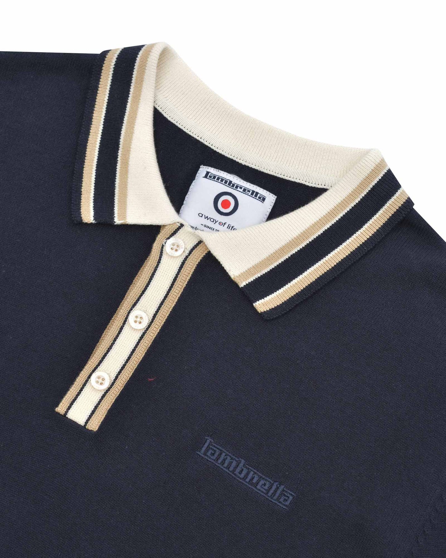 Baggio Tipped SS Knit Polo