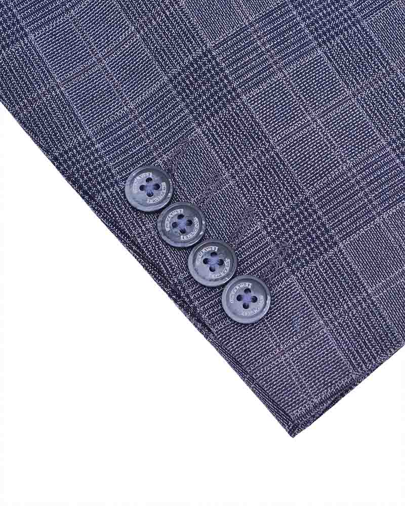 Bradley Slate Check Blazer