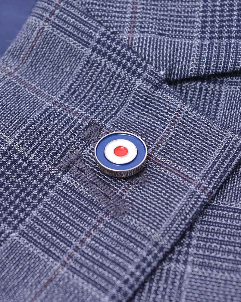 Bradley Slate Check Blazer