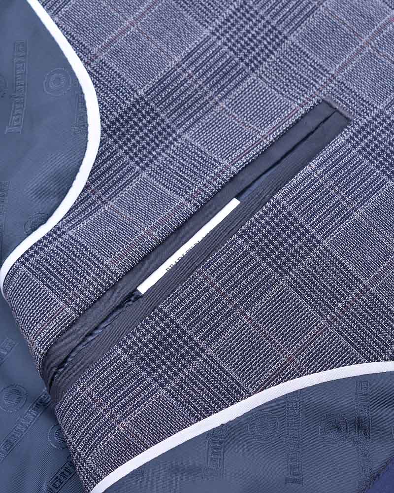 Bradley Slate Check Blazer