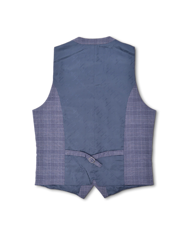 Bradley Slate Check Waistcoat