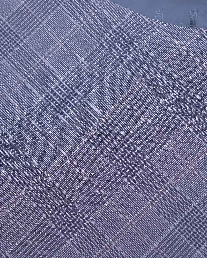 Bradley Slate Check Waistcoat