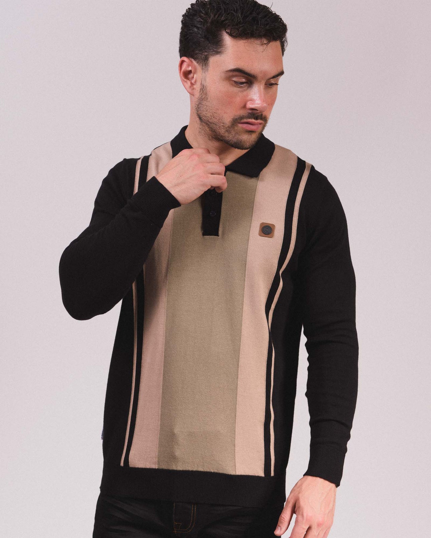 L/S Vintage Panel Polo