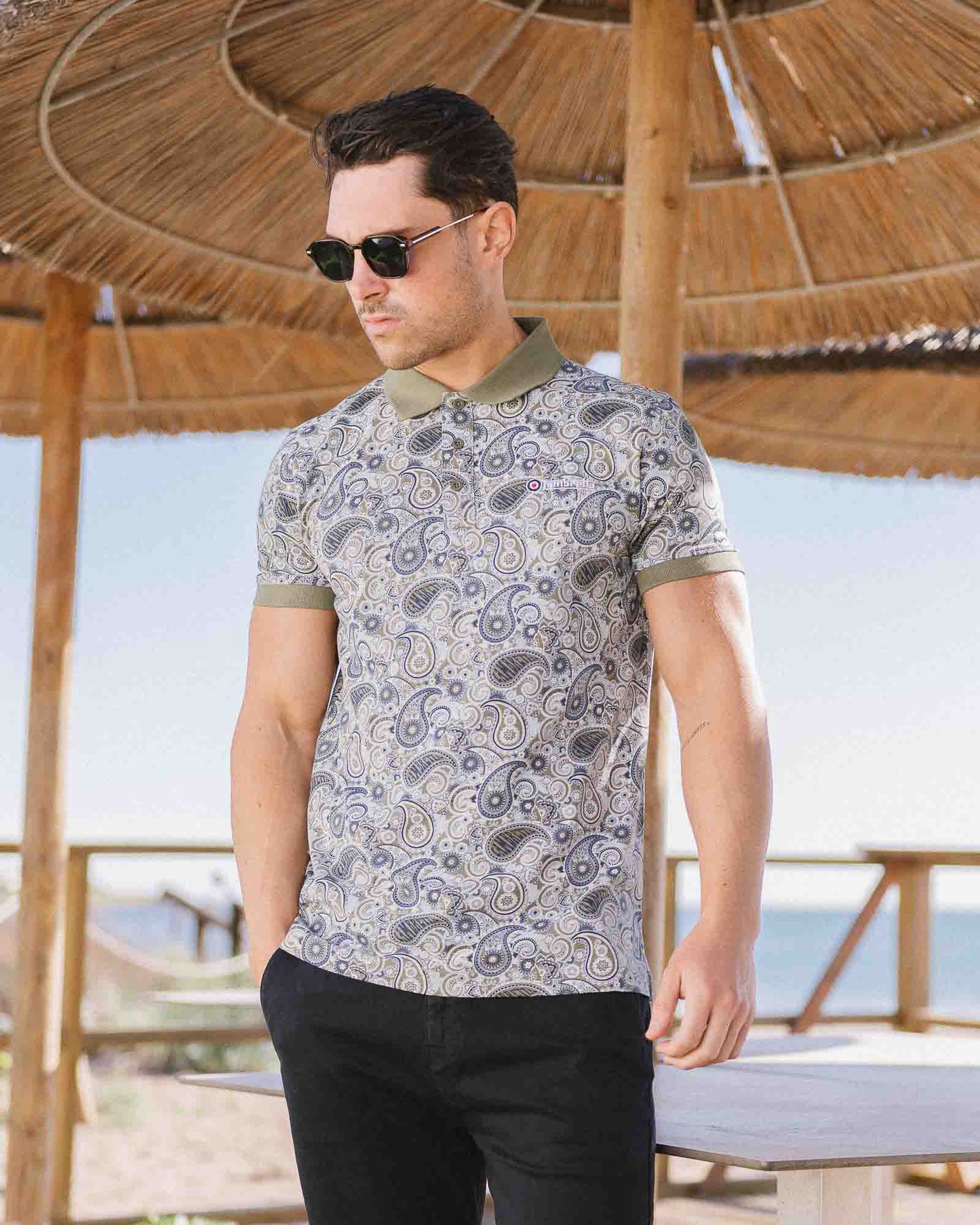 Paisley Brand Polo