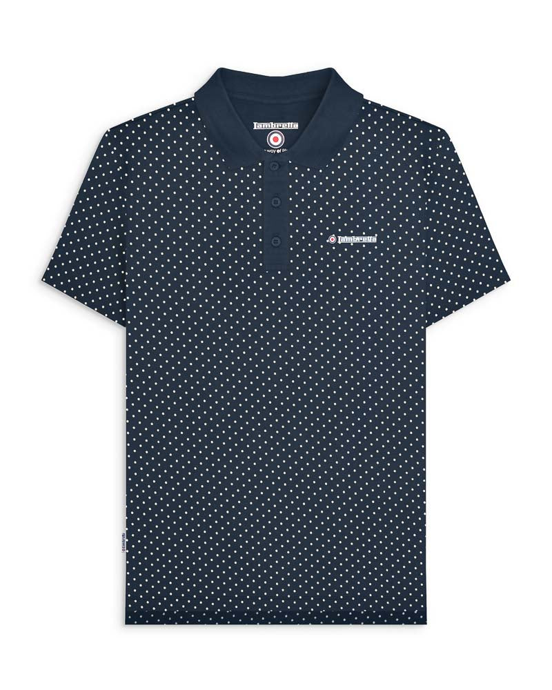 Big & Tall Polkadot Polo