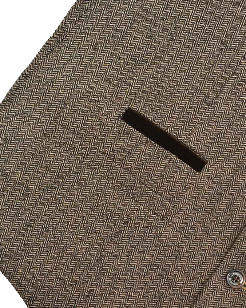 Morgan Herringbone Waistcoat