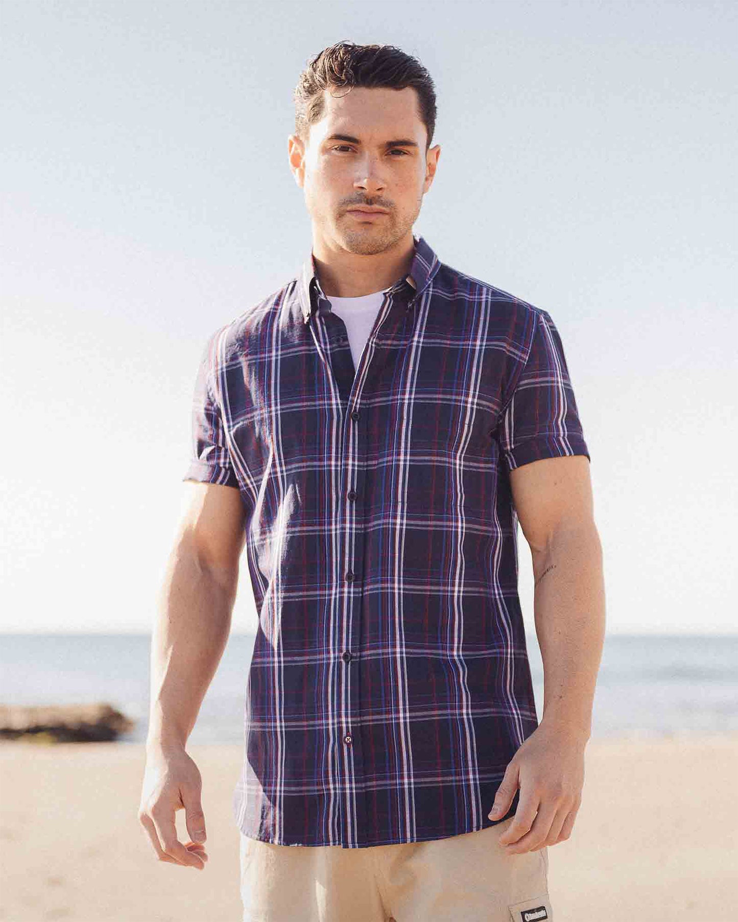 S/S Check Shirt