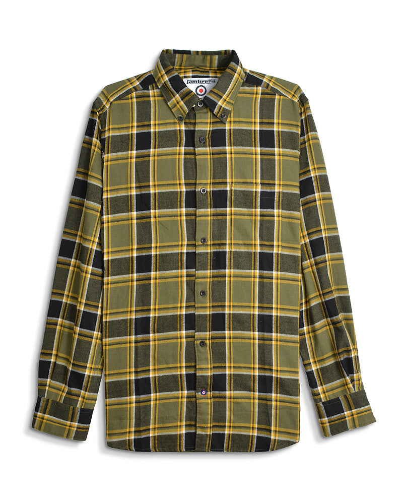 L/S Brushed Check Shirt – Lambretta Clothing