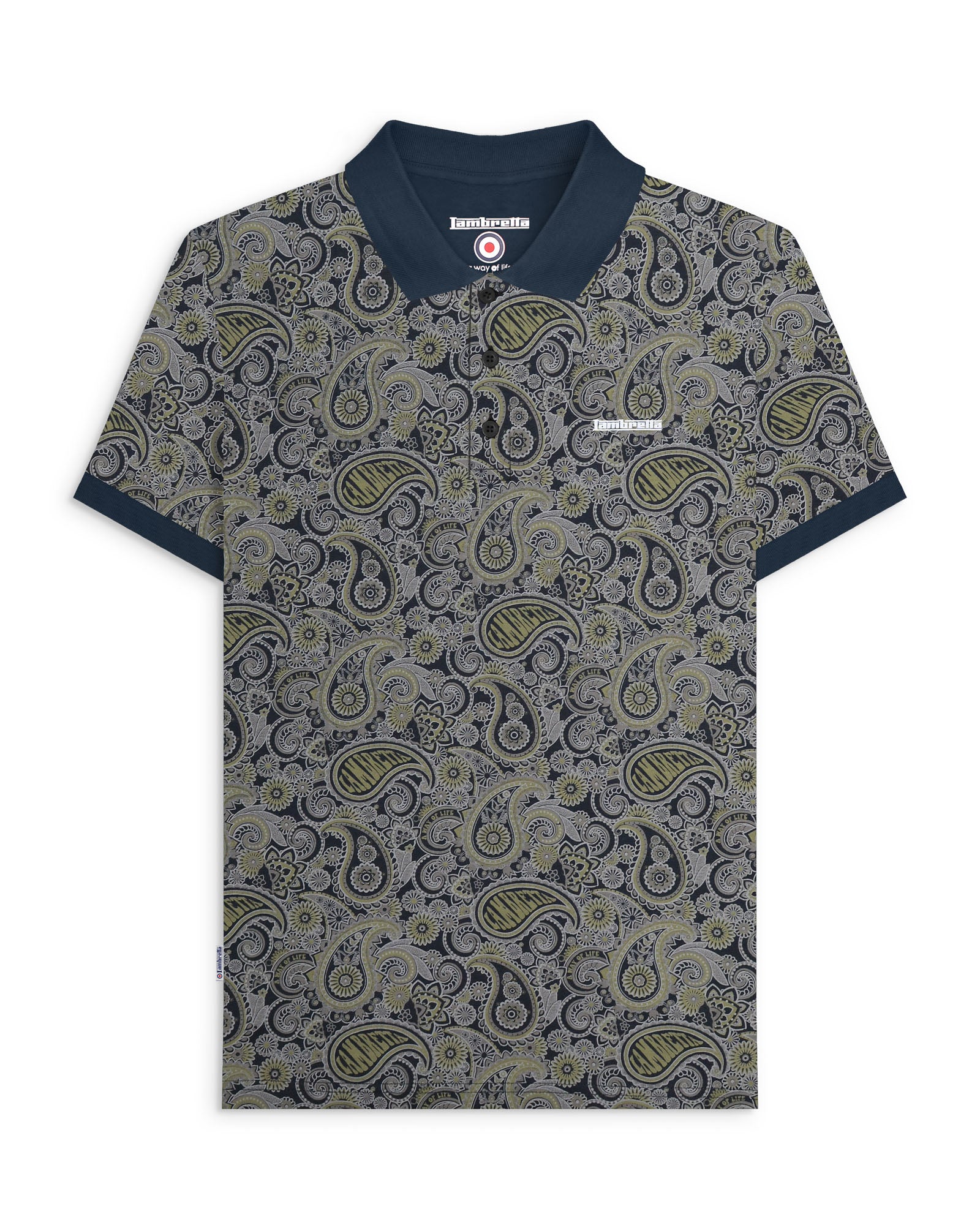 Paisley Brand Polo – Lambretta Clothing