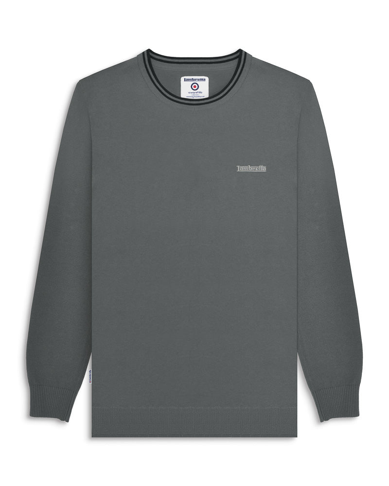 Tipped Knitted Jumper