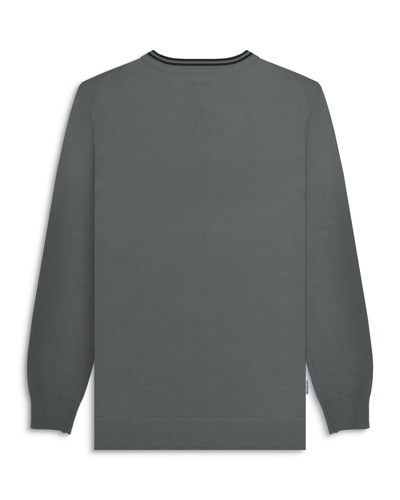 Tipped Knitted Jumper
