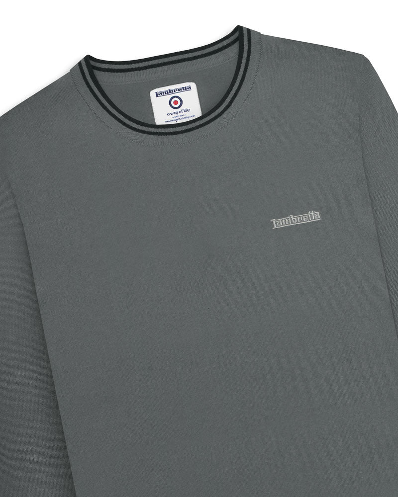 Tipped Knitted Jumper