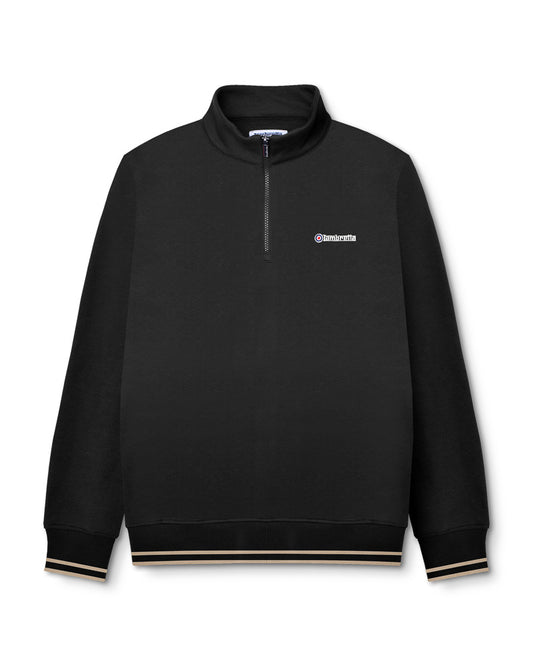 Tipped Quarter Zip Sweat