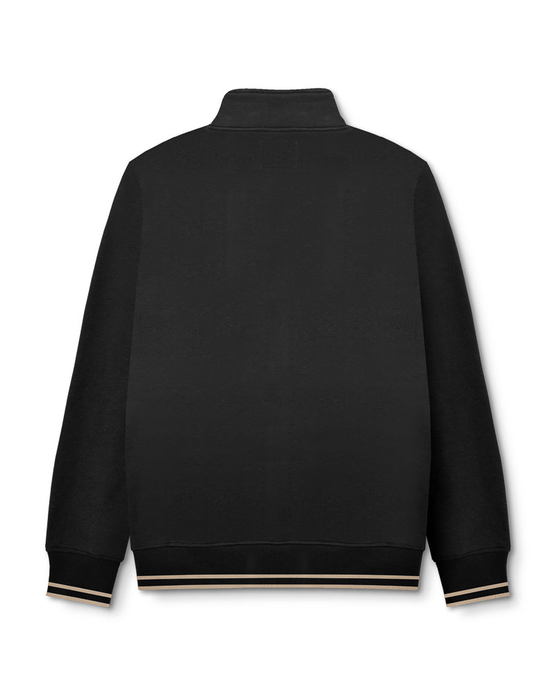 Tipped Quarter Zip Sweat