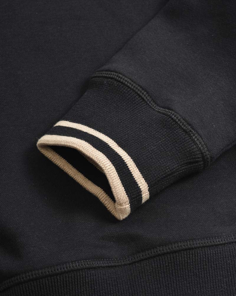 Tipped Quarter Zip Sweat