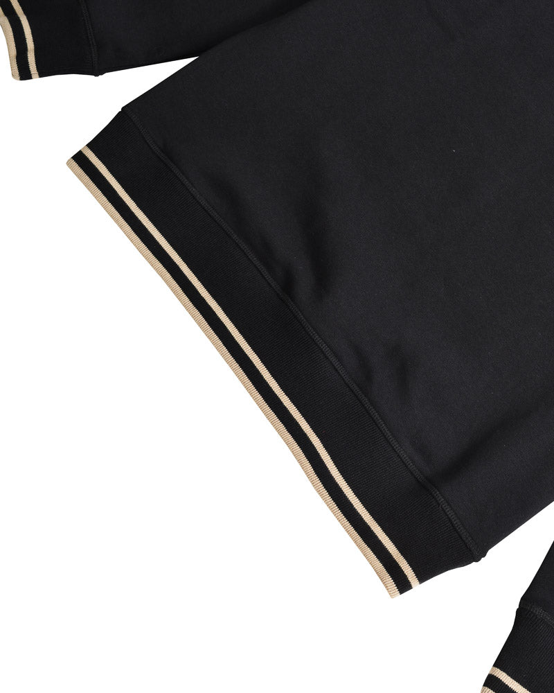 Tipped Quarter Zip Sweat