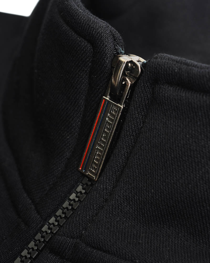 Tipped Quarter Zip Sweat
