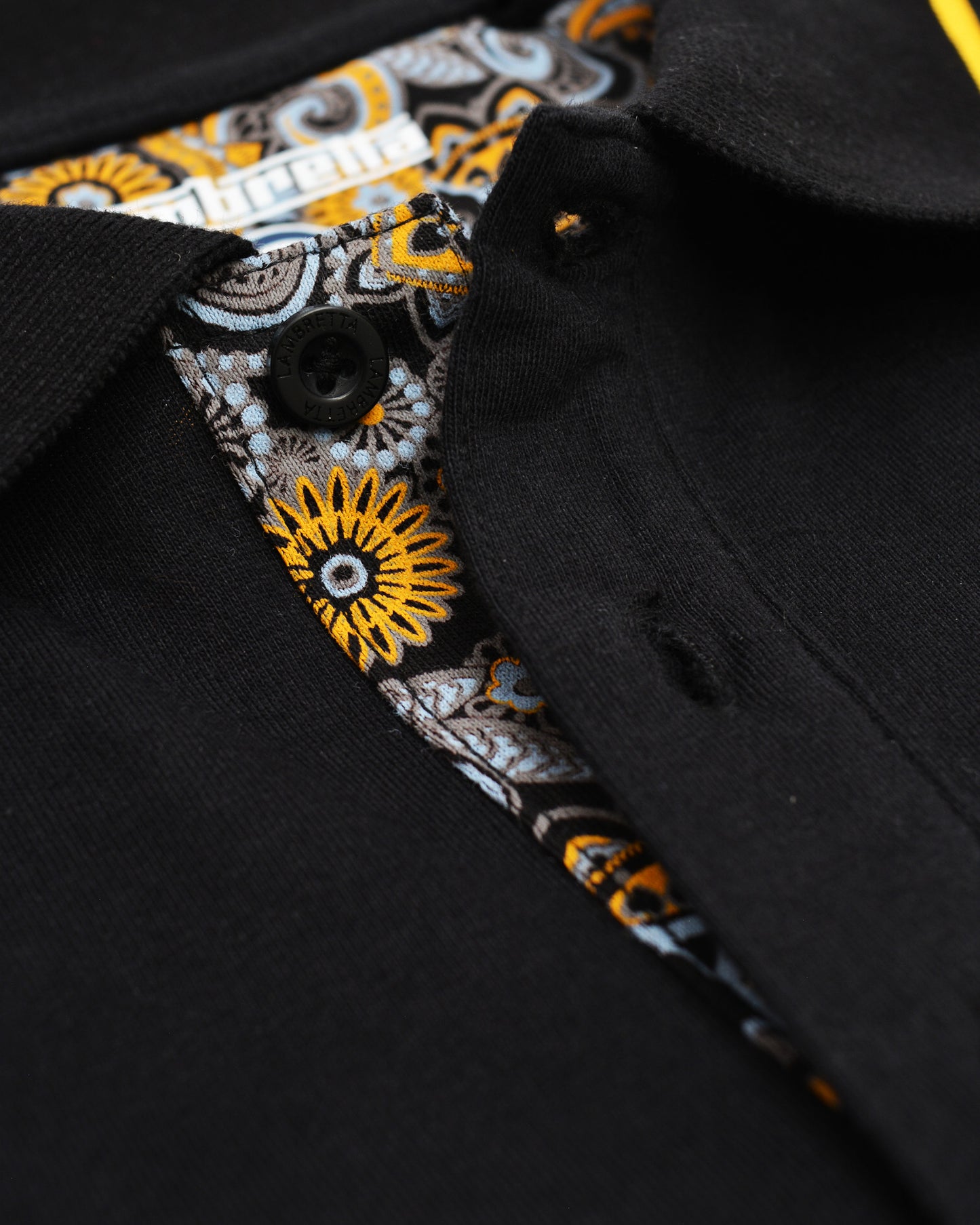 Big & Tall Paisley Lined Polo