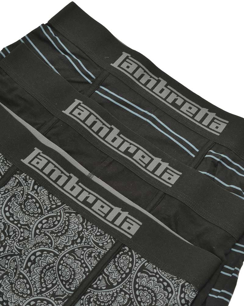 3 Pack Paisley Boxer