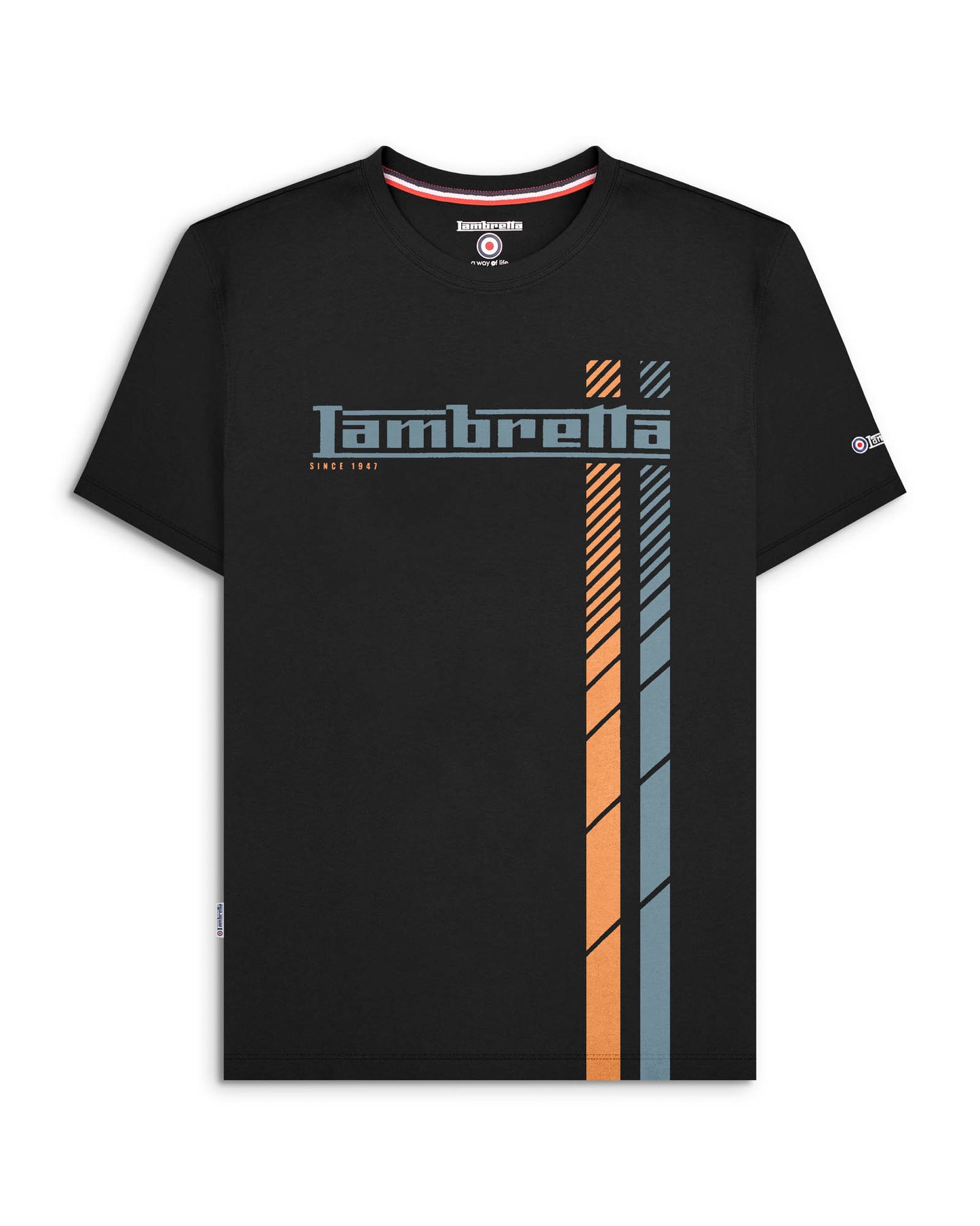 Big & Tall Fade Racing Stripe Tee