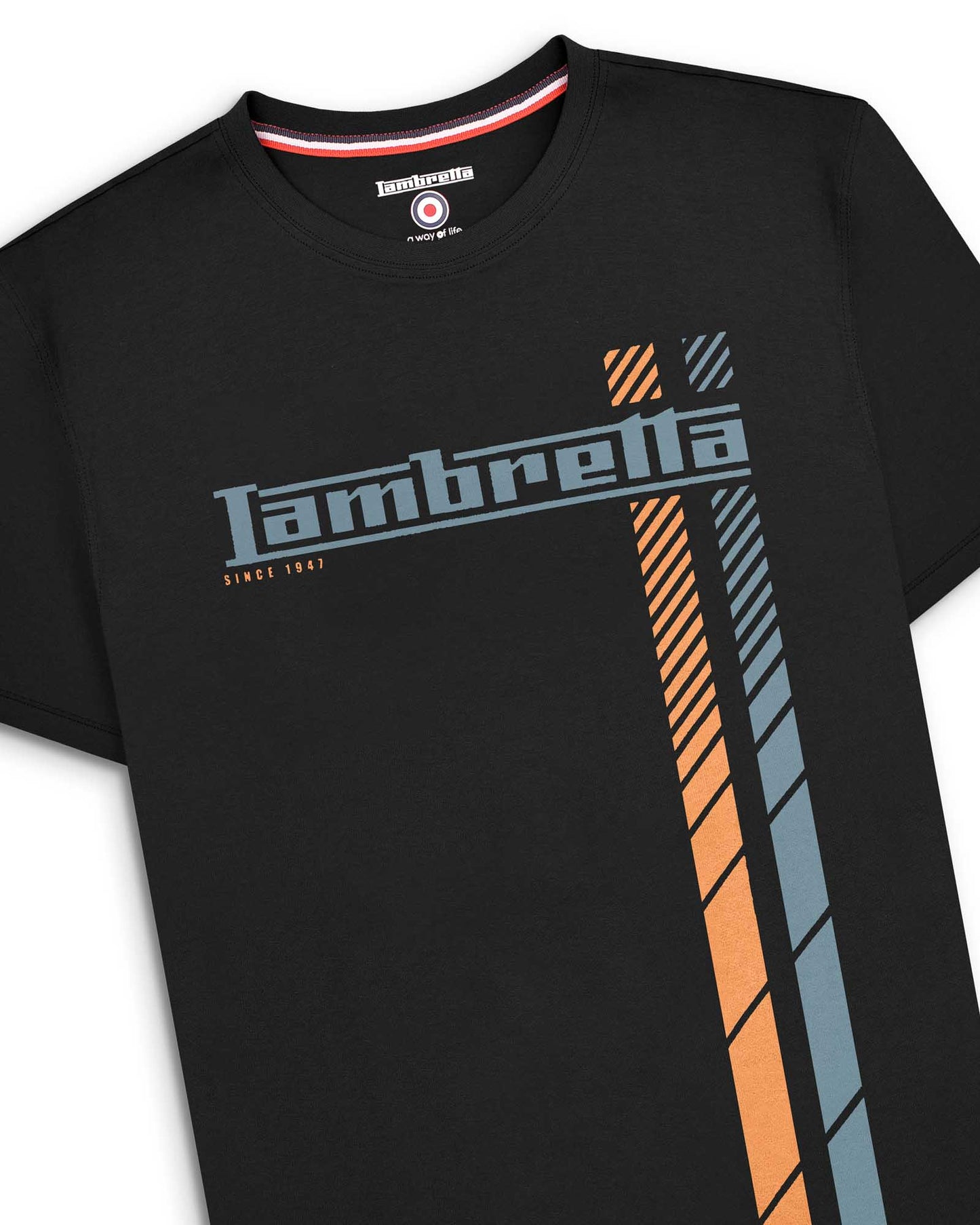 Big & Tall Fade Racing Stripe Tee