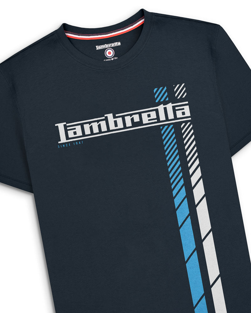 Fade Racing Stripe Tee