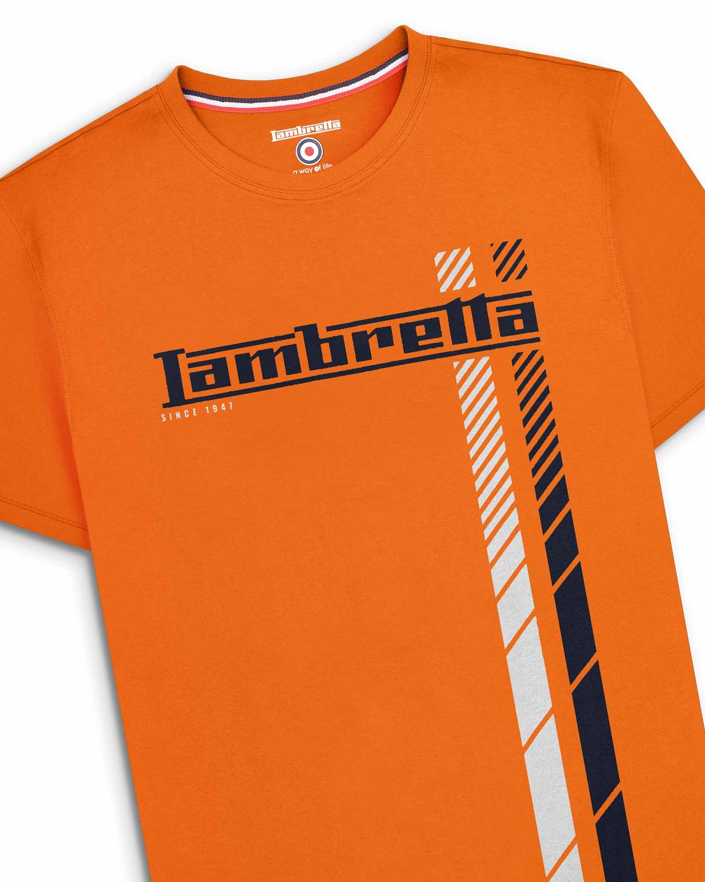 Big & Tall Fade Racing Stripe Tee