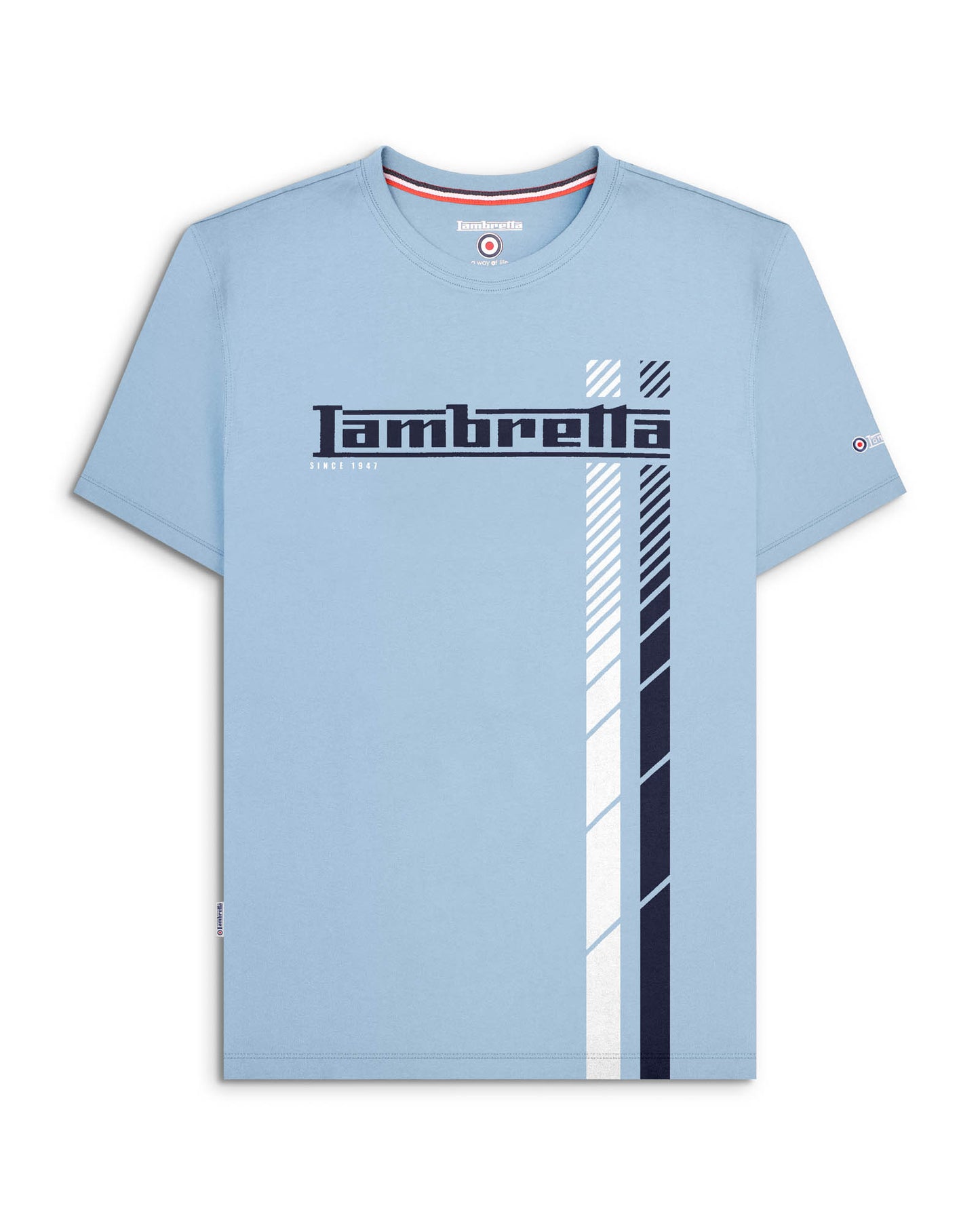 Big & Tall Fade Racing Stripe Tee