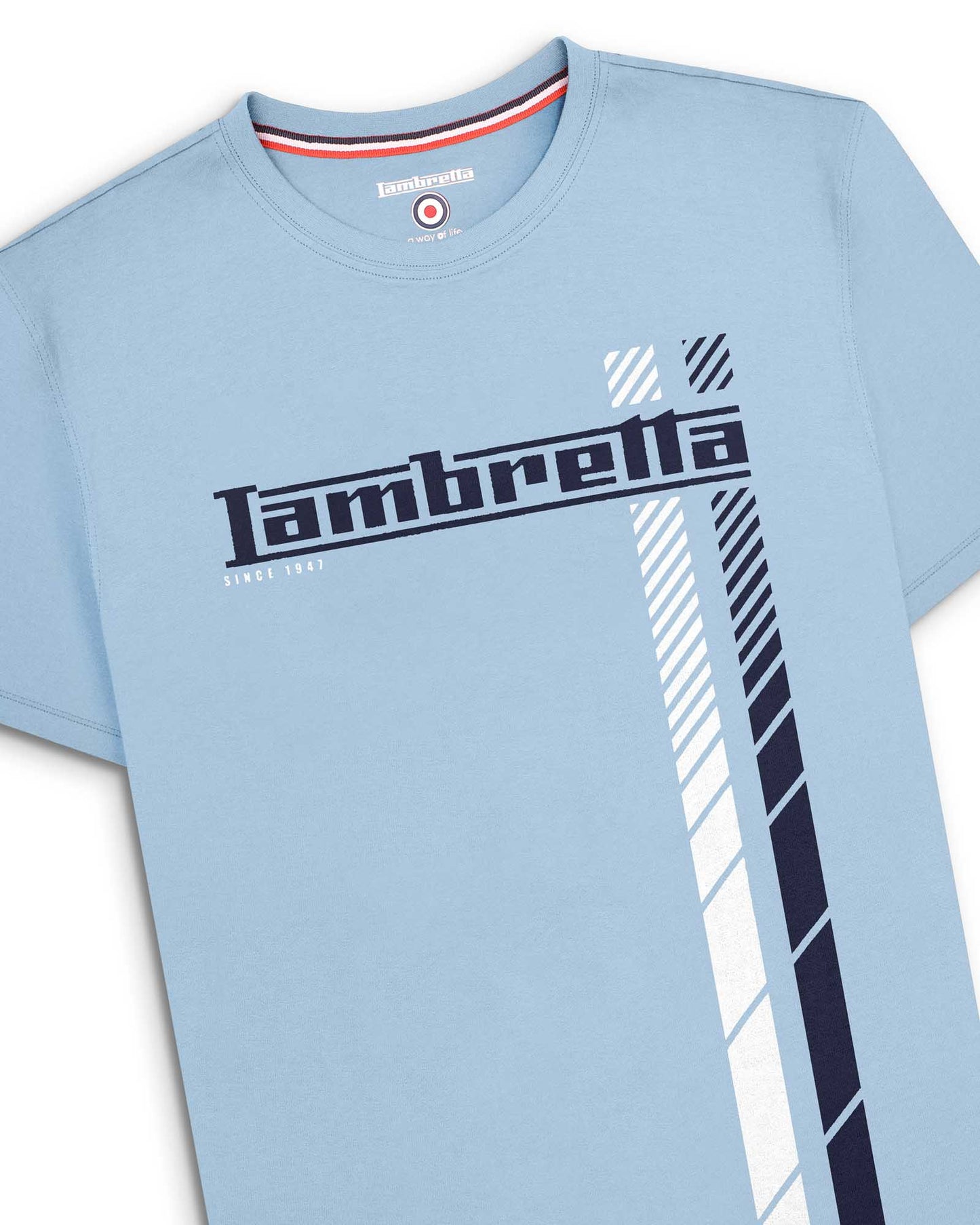 Big & Tall Fade Racing Stripe Tee