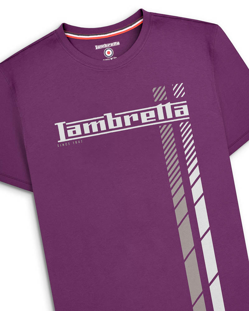 Fade Racing Stripe Tee