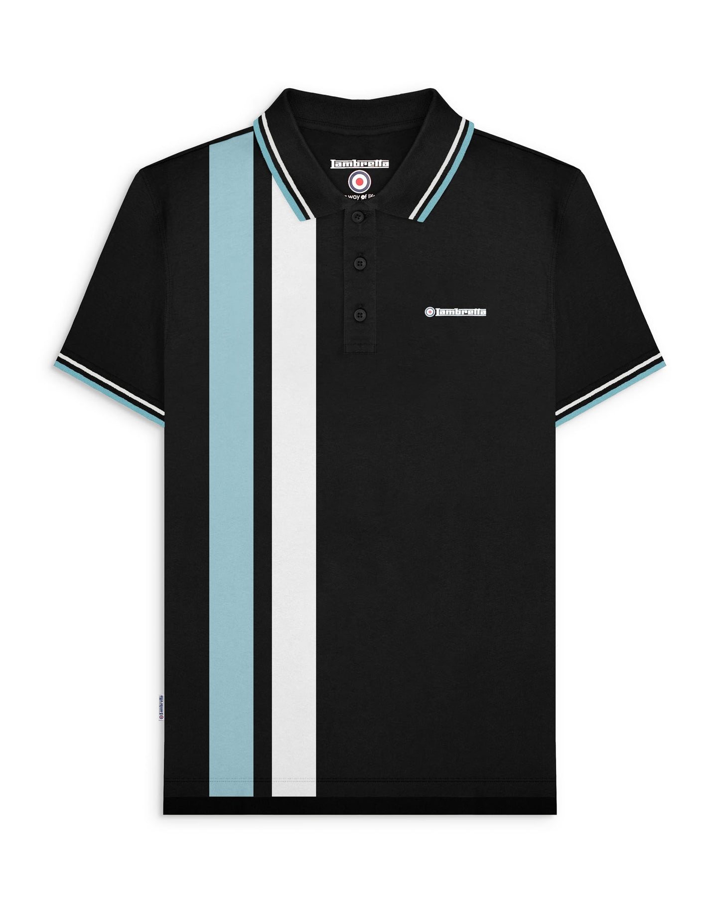 Vertical Stripe Polo