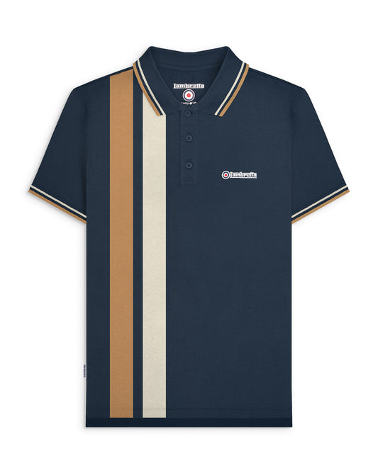 Vertical Stripe Polo