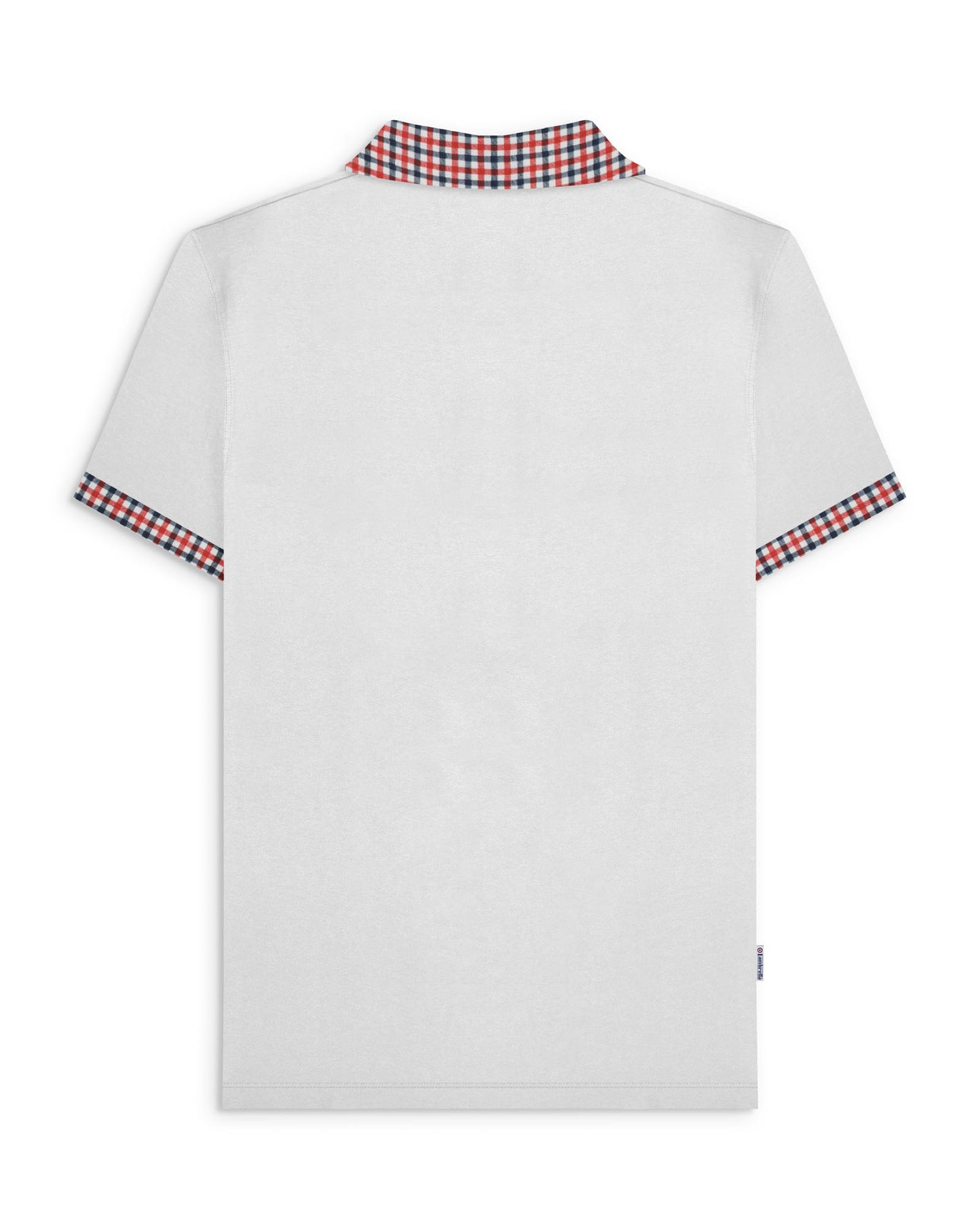 Gingham Collar Polo