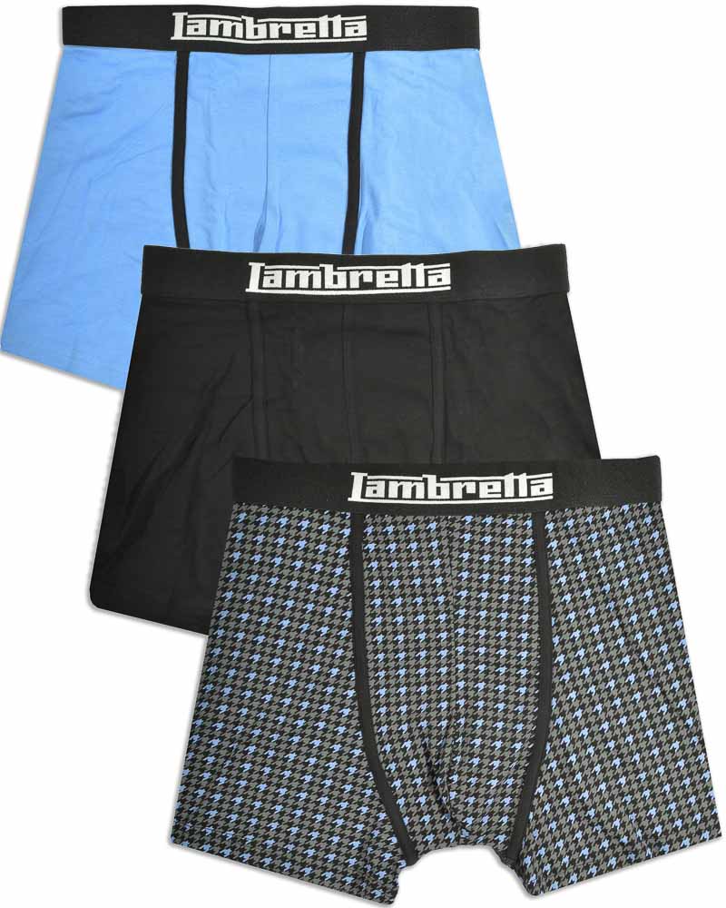 3 Pack Houndstooth Boxer