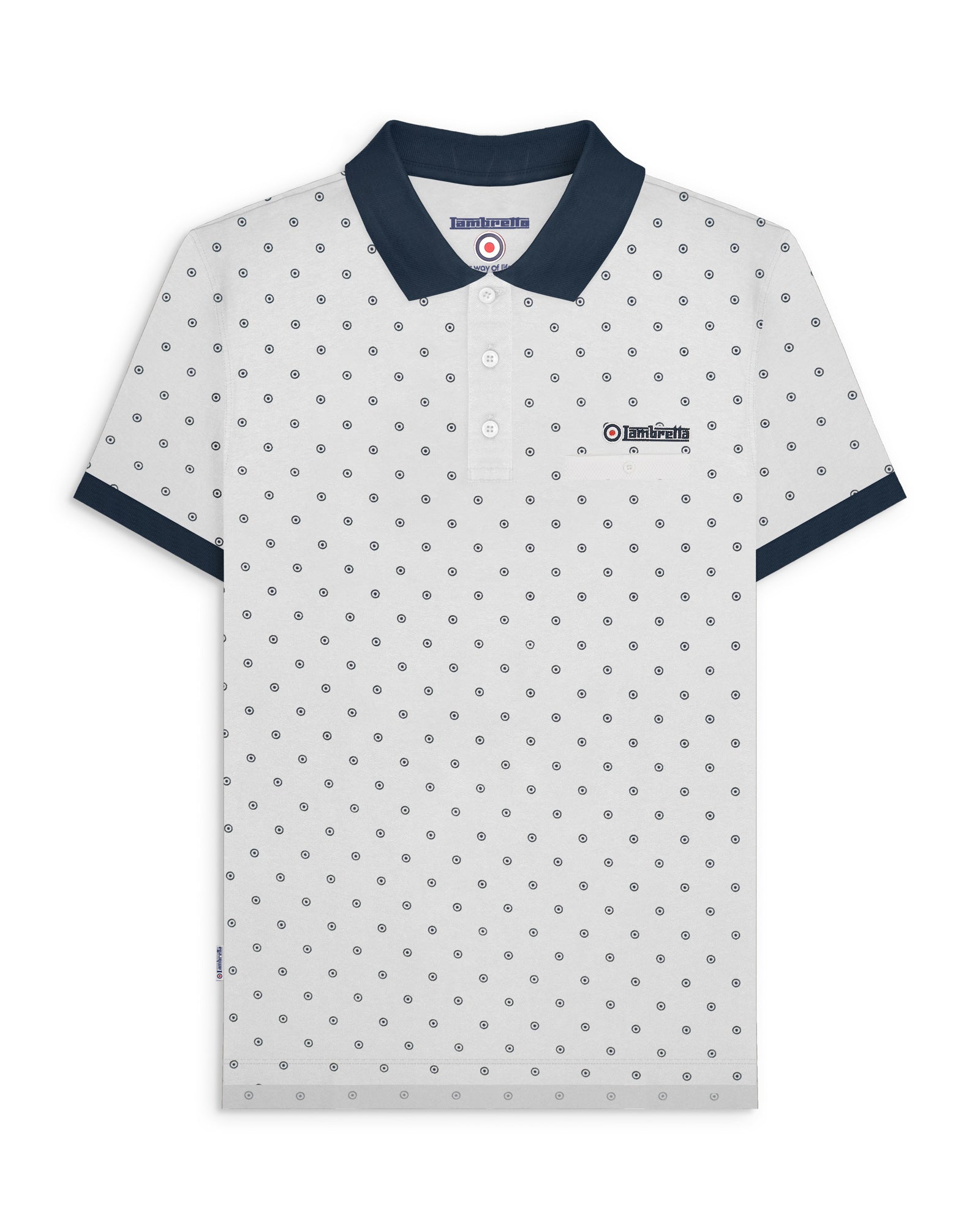 Target AOP Premium Polo – Lambretta Clothing