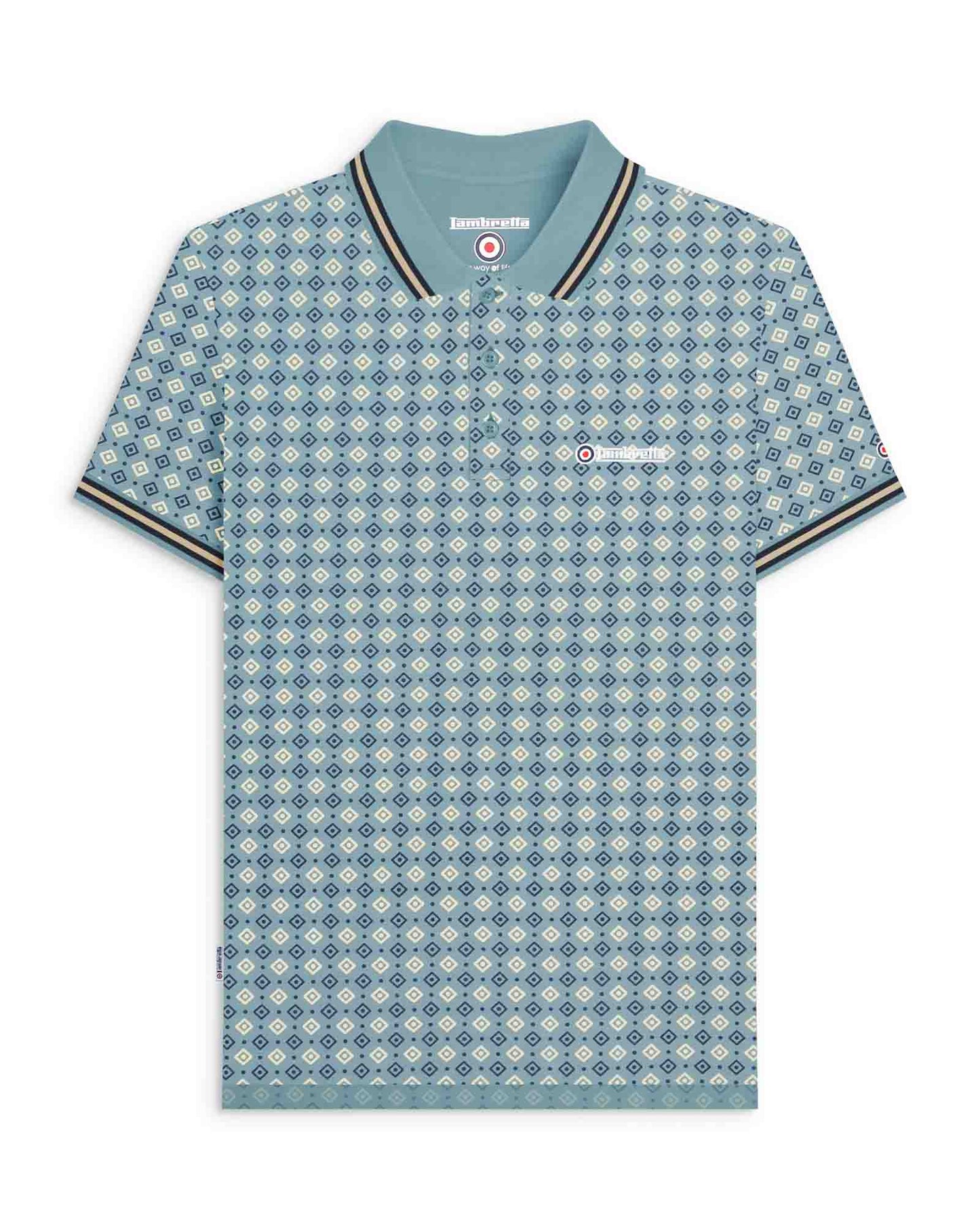 Big & Tall Geo AOP Polo
