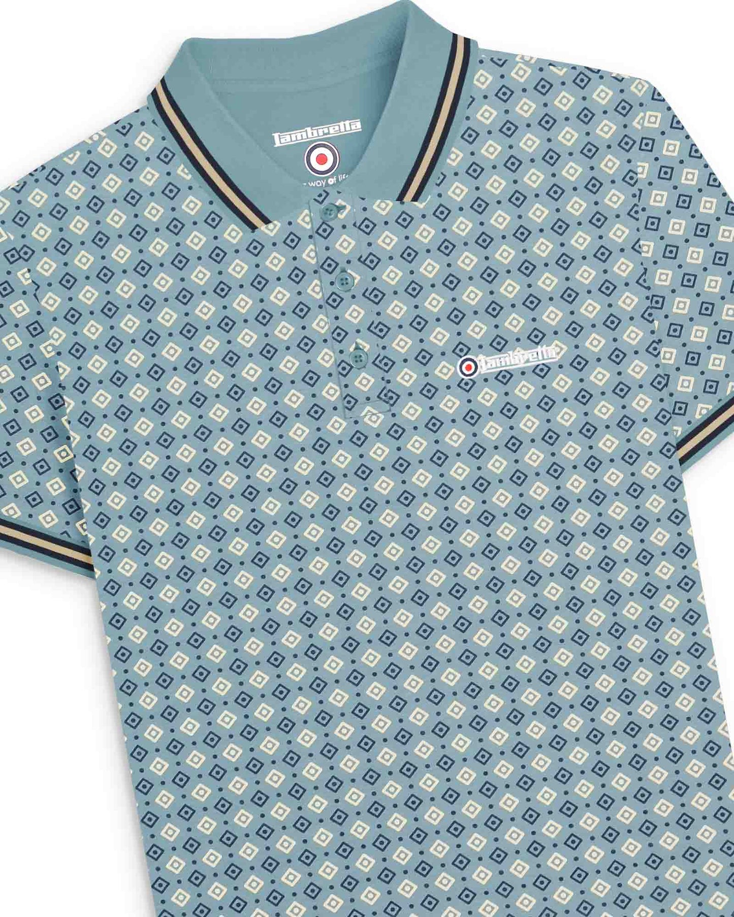 Big & Tall Geo AOP Polo