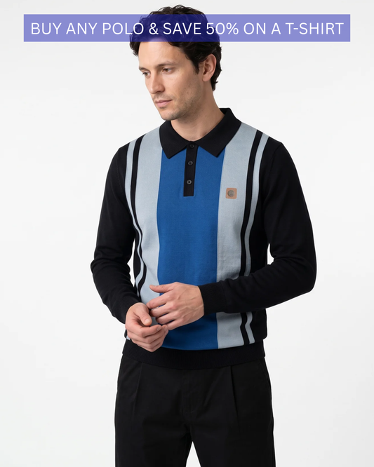 L/S Vintage Panel Polo