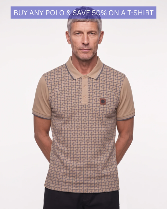 Houndstooth Polo