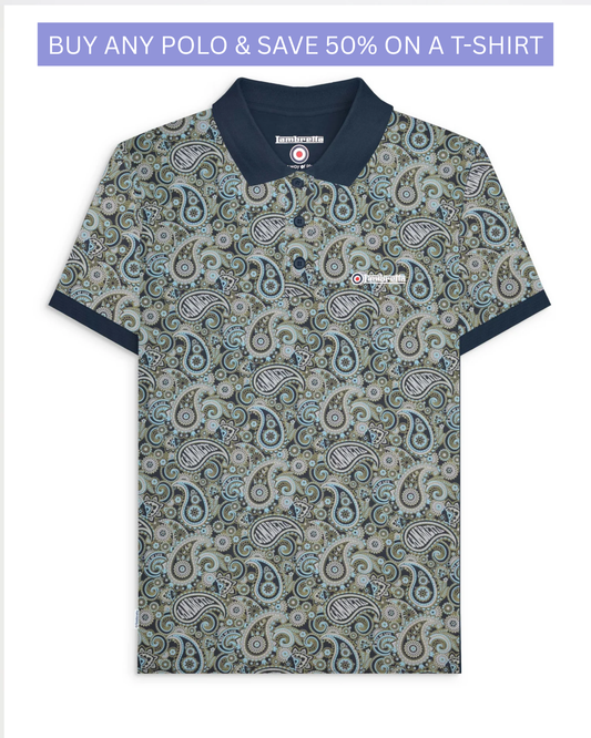 Paisley Brand Polo