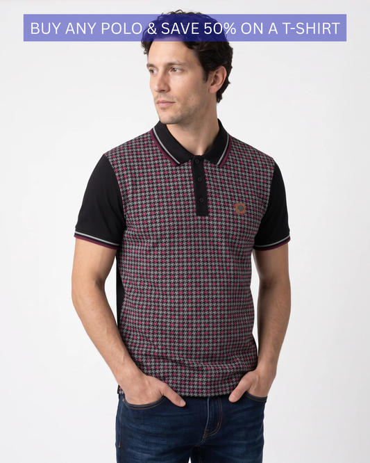 Houndstooth Polo