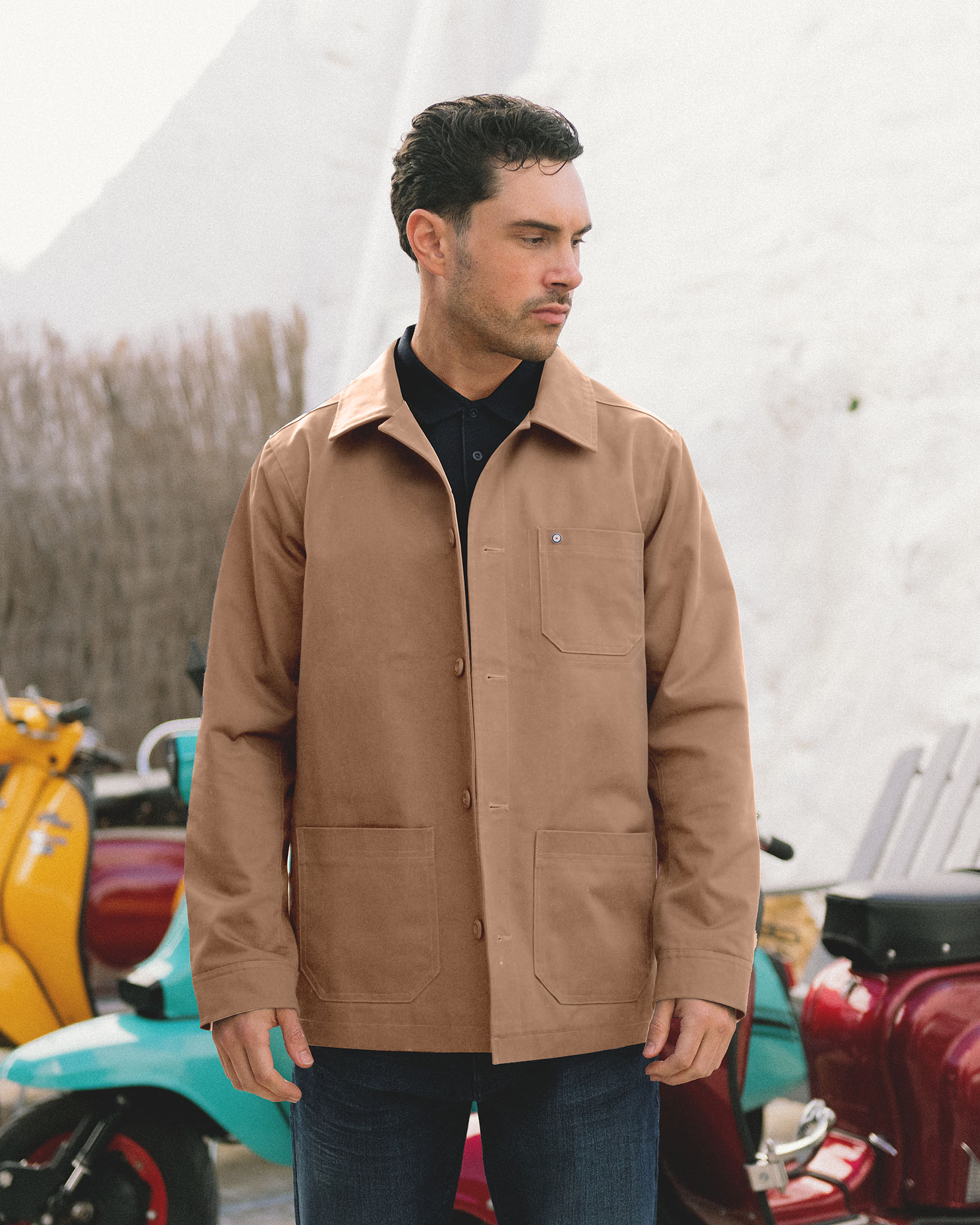 Menswear Lambretta Showerproof Harrington Jacket Lambretta