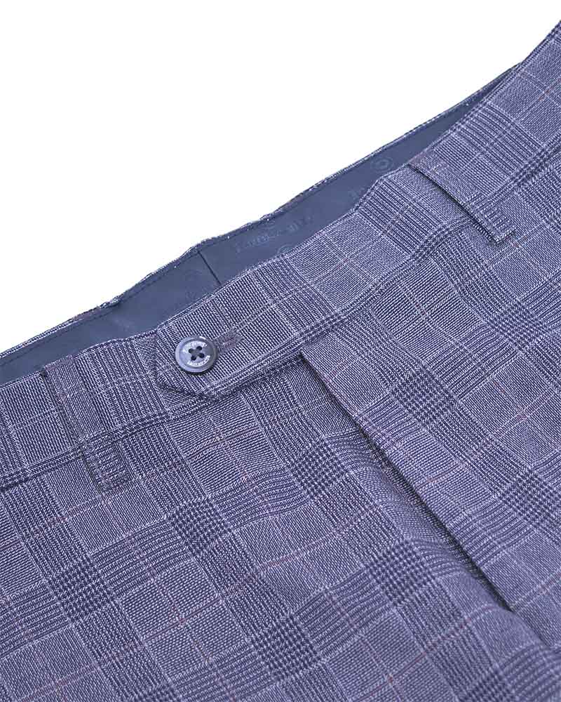 Bradley Slate Check Trouser