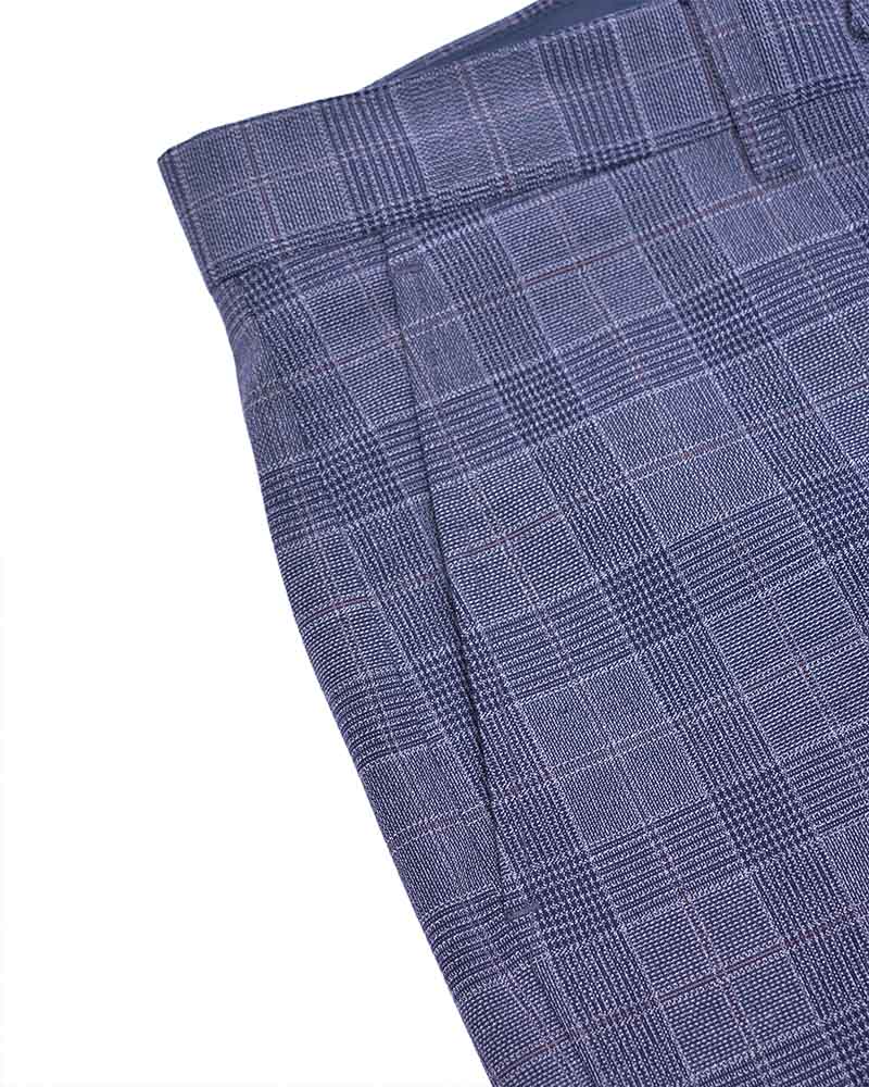 Bradley Slate Check Trouser