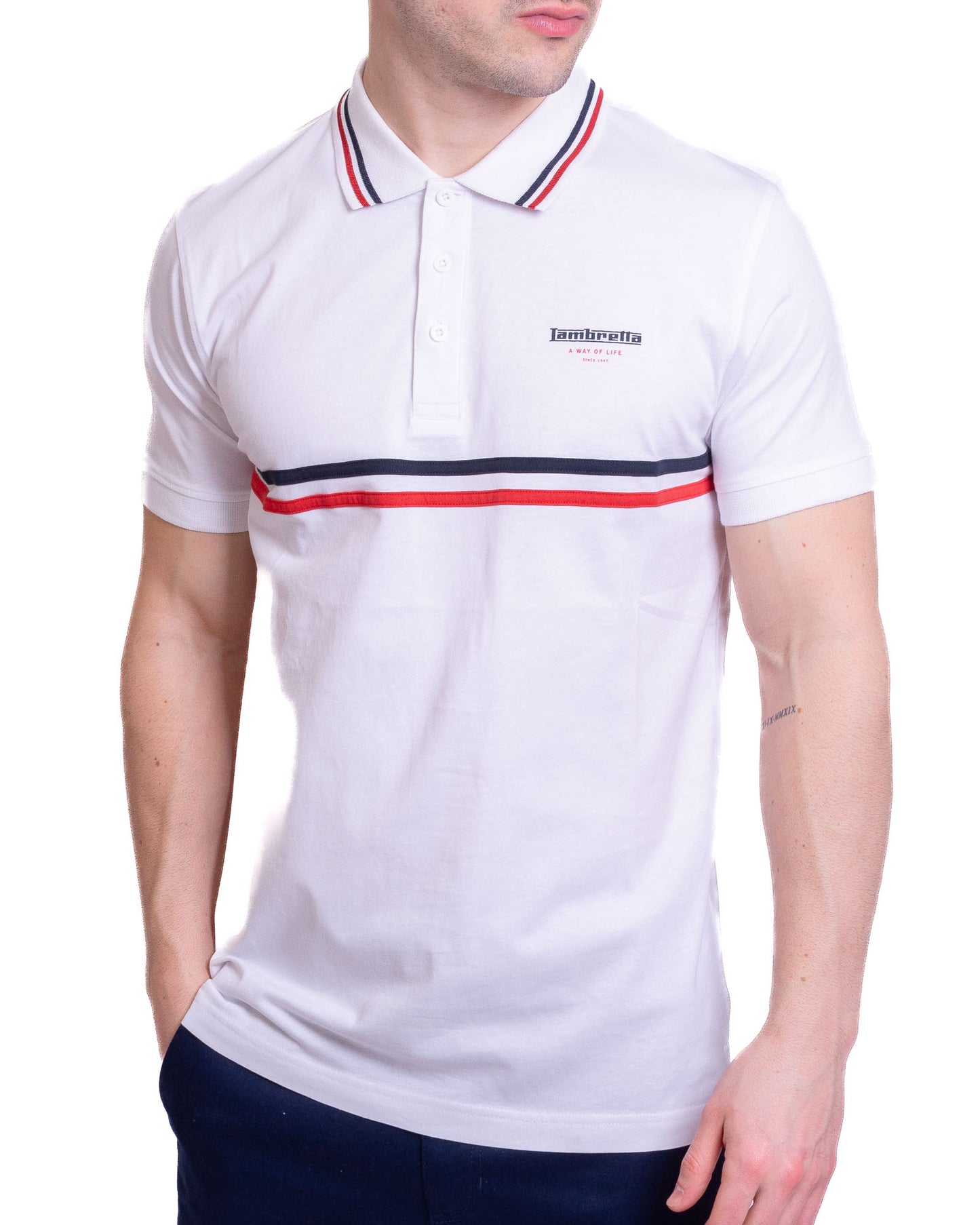 Classic Stripe Polo