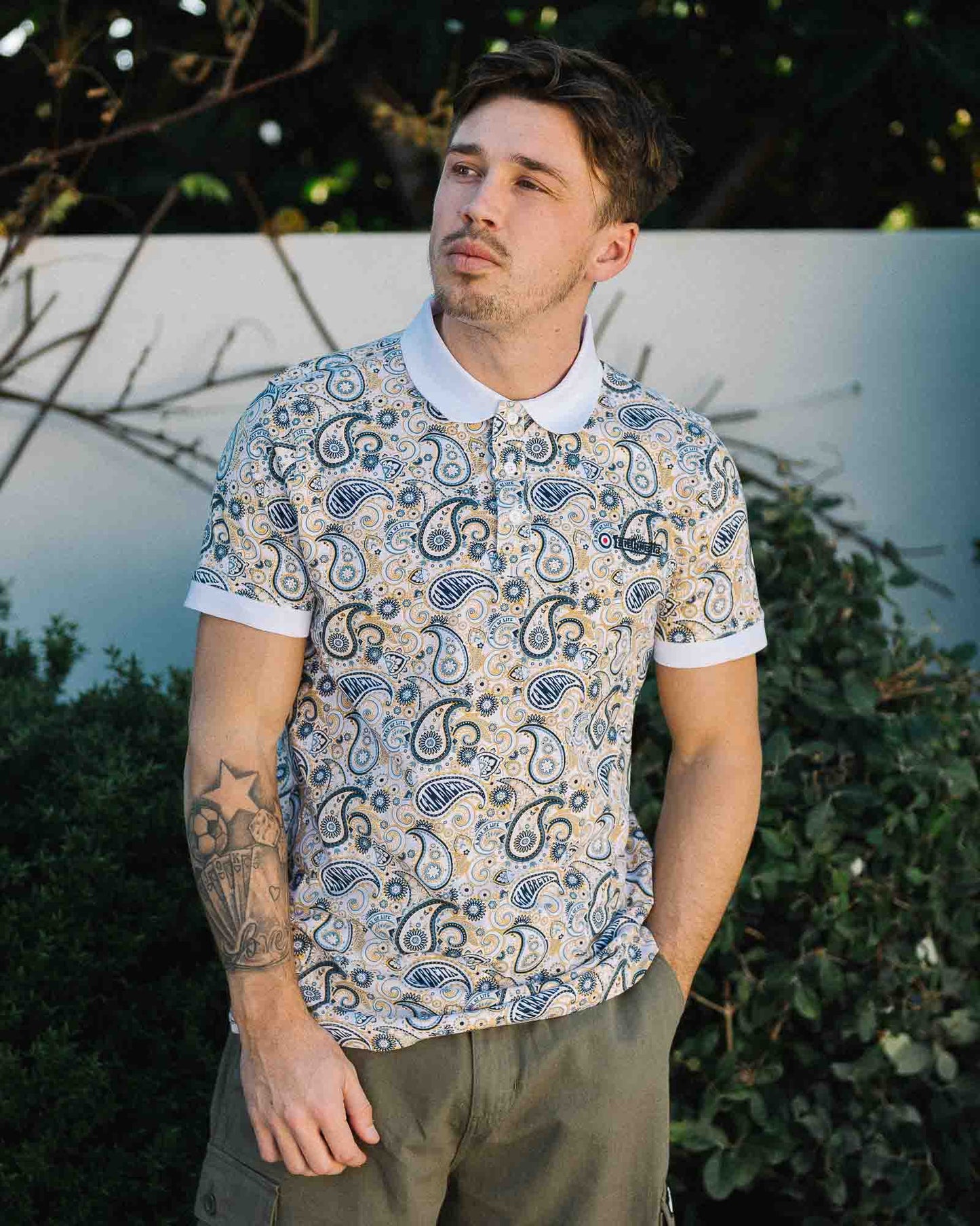 Paisley Brand Polo