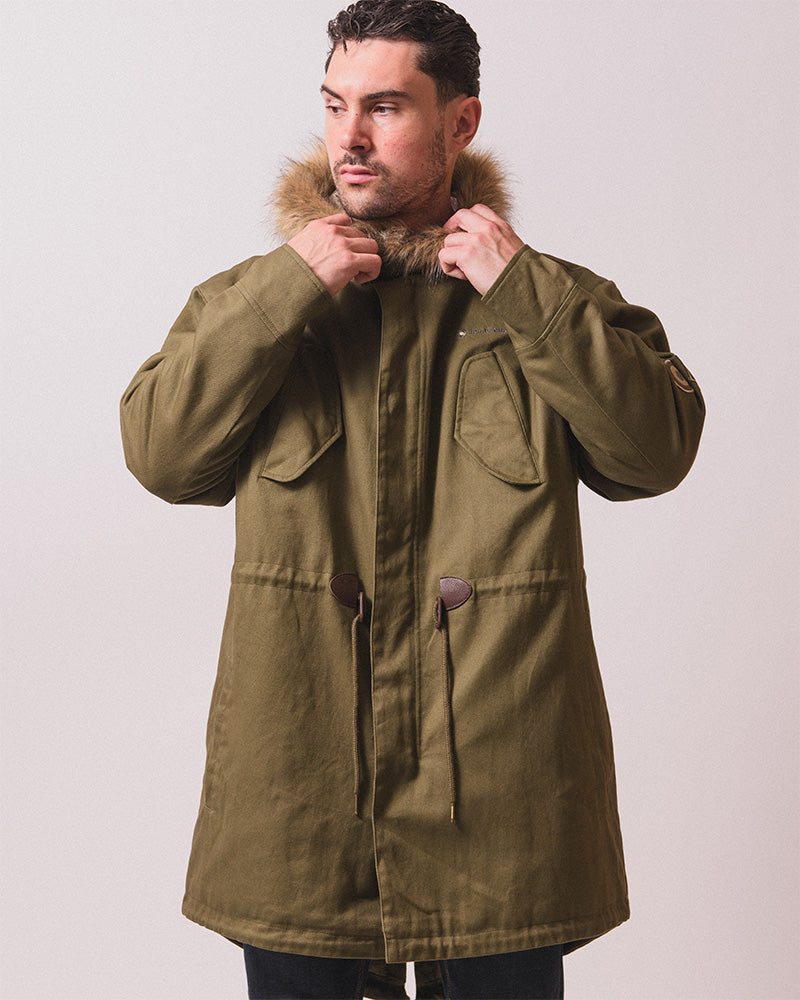 Cotton Canvas Parka
