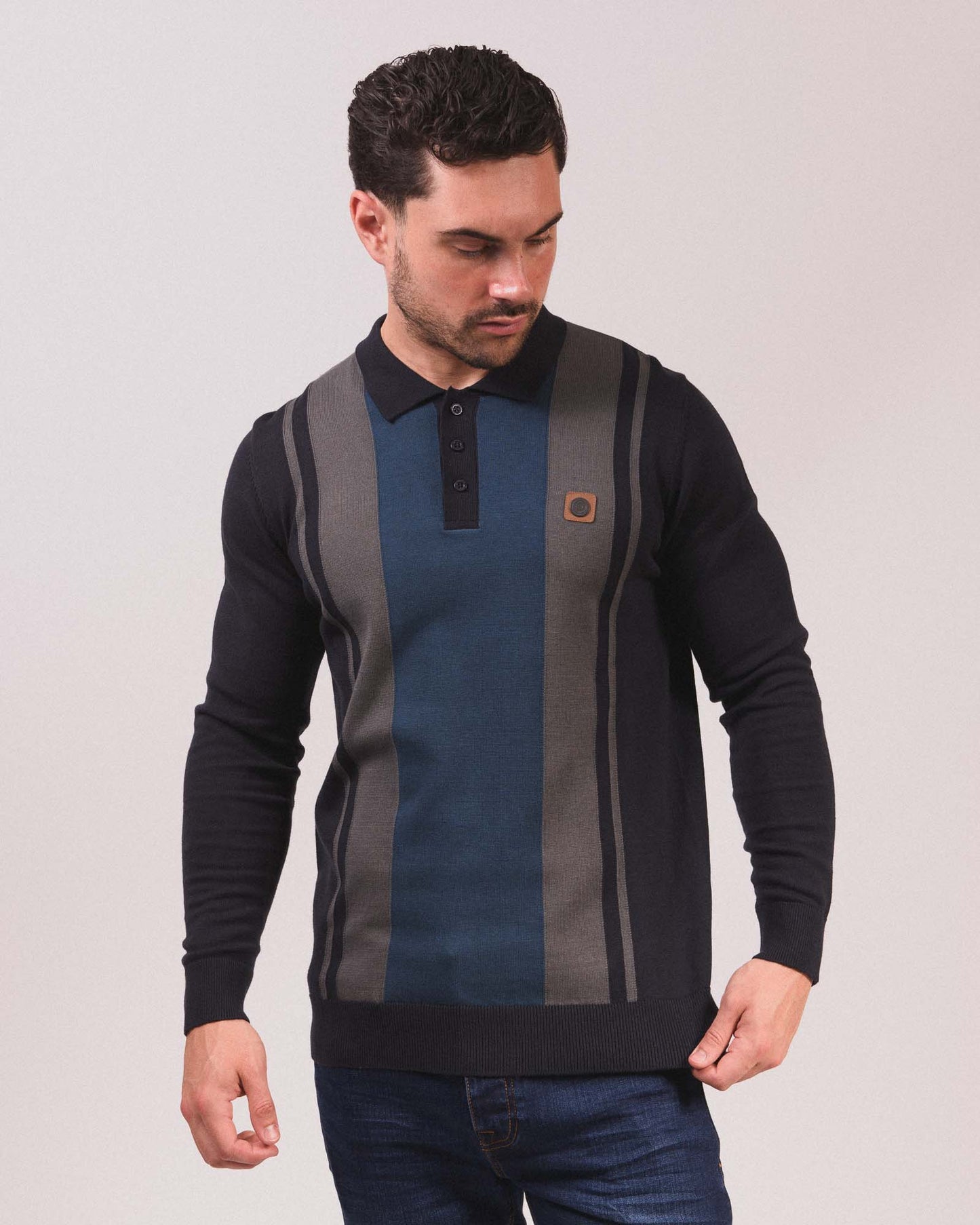L/S Vintage Panel Polo